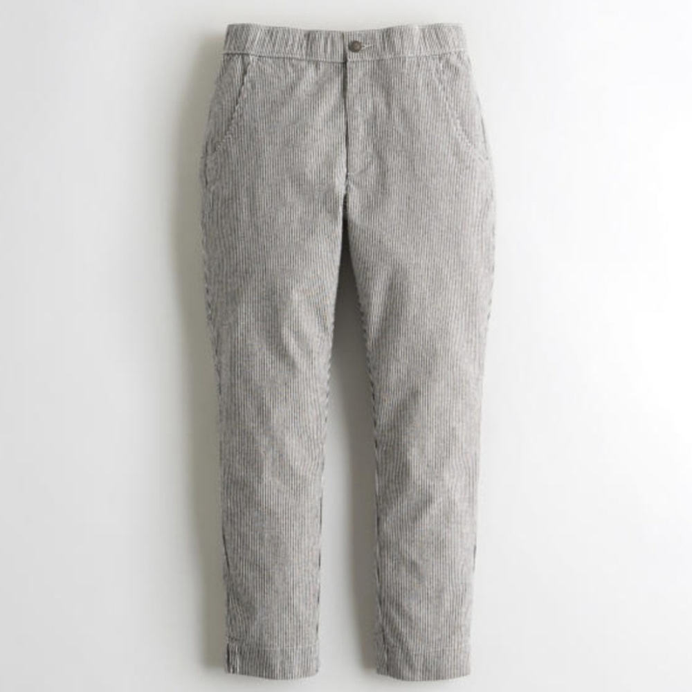 High Waist Crop Tapered Pants